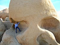 Standing in Skull Rock