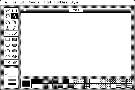 MacPaint screen