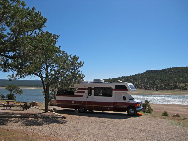 Bluewater Lake campsite